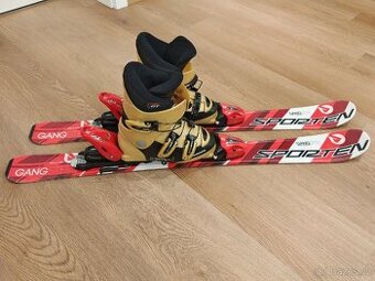 Dětské lyže a lyžáky stélka 20,5 cm 95cm