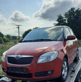 nd z škoda fabia 2 1.2tdi cfw stríbrná červená