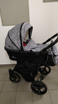 Kombinovaný kočárek venicci shadow denim grey