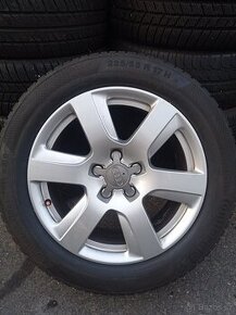 Originální ALU kola Audi  225/55 R17 zimní pneu