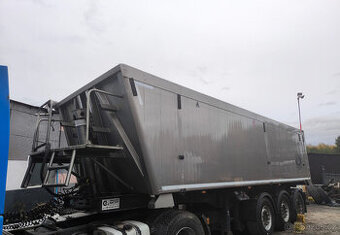 Sklápěcí návěs Gras 40m3, nápravy Mercedes, kotoučové brzdy