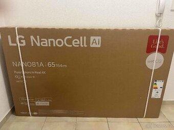 Nová Nerozbalená Tv LG NanoCell 165cm