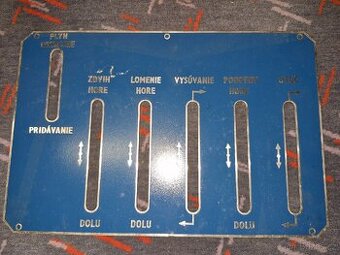 Štítek ovládání HR3001 HR2503 - 1