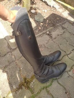 Vysoké jezdecké boty na tréninky Equitheme Primera