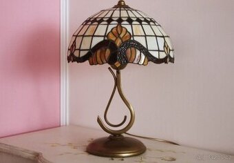 Vitrážová Tiffany stolní lampa- nová