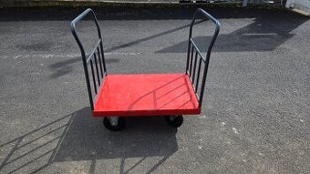 Plošinový vozík , 900 x 650 mm, nosnost 500 kg