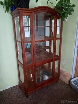 Starožitná vitrína - skleník  cca 150 let staré