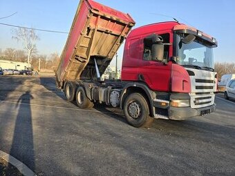 TŘÍSTRANNÝ SKLÁPĚČ SCANIA R420 r.v.2009, EURO 5, ZVEDAČKA
