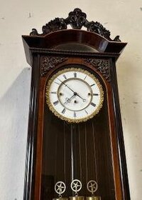 Velké hodiny biedermeier 130 cm.