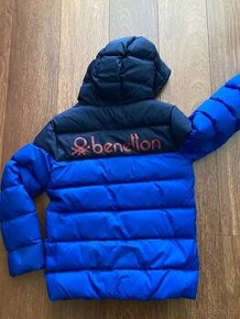 Chlapecká zimní péřová bunda Benetton, vel. 2XL dět., 11-12