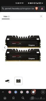 Kingston beast 2x4gb ddr3