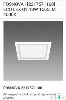 4x podhledové svítidlo Fosnova 1757 ECO LEX Q2 CLD CELL LED
