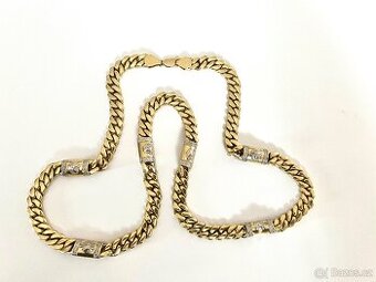 Zlatý řetěz 62,75 g, zlato 585 (14 kt), 71 cm