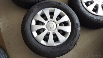 Téměř NOVÁ zimní kola 15" 5x100 Škoda Scala - TOP