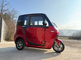 Elektromobil - Elektrická tříkolka Leramotors E1, červená