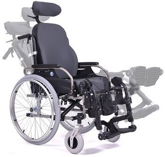 INVALIDNÍ VOZÍK-polohovatelný-46 cm-mohu zaslat po ČR - 1