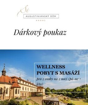 Poukaz do wellness hotelu Augustiniánský dům Luhačovice
