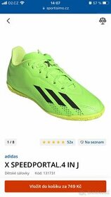 Chlapecká sálová obuv Adidas X Speedportal