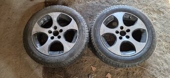 2x krasna gt golf kola r16 5x112 205/55 pneu vzorek 7mm