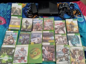 Xbox360 ovladačem a hrana plně fukni 250 giga pamet