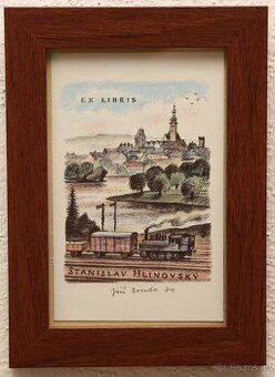 Jiří Bouda - ex libris železnice (1974 - 1986)