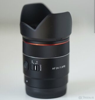 Samyang AF 24mm, f1.8, pro Sony FE
