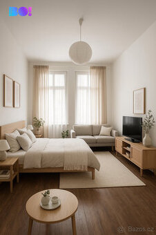 Pronájem bytu 1+1, 37 m², ul. Kováků, Praha 5, Smíchov