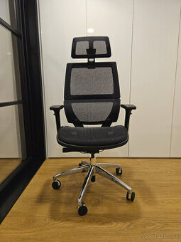 kancelářská židle MERCURY TAURUS JNS-426A, černá W-11