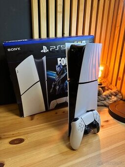 Sony PS5 Slim Digital Edition, 1TB + 1x ovladač