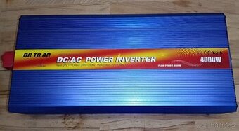 Měnič napětí 24V/230V 4000W, CARSPA - čistý sinus