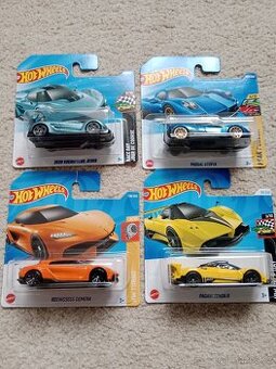 Hot wheels pagani Zonda, Utopia, koenigsegg jesko, gemera