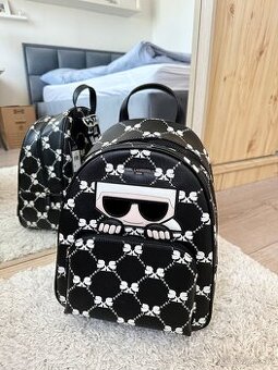 KARL LAGERFELD KRÁSNÝ ČERNÝ BATOH