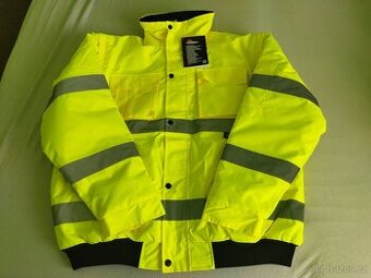 Reflexní zimní bunda pánská