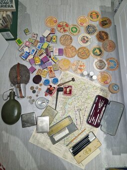 KRABICE STARÝCH RETRO VĚCÍ / SBĚRATELSKÝ MIX