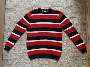 Nový unisex pruhovaný svetr John Baner - M (č. 48/50)