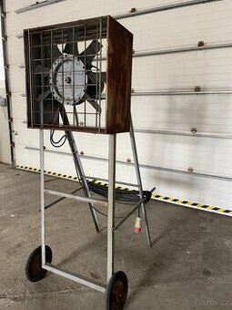 Pojízdný ventilátor, větrák - motor 1,5kW