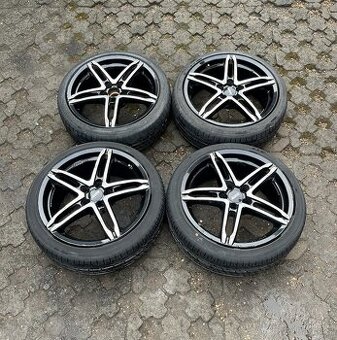 ALU KOLA R18 5X112, Letní pneu 6,5mm