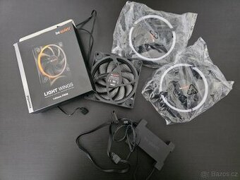Ventilátory Be Quiet Light Wings sada 4ks
