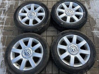 4x alu disky VW 5x112 R16, letní pneu