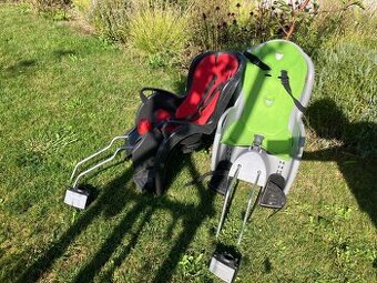 2x Dětská sedačka na kolo Hamax a 2x adaptér