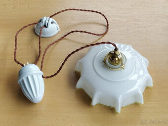 Starý stahovací lustr / stahovačka na chatu / chalupu