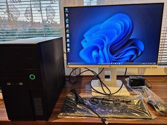 PC sestava, monitor, Intel i7, GTX 1660 Super, Office, Eset