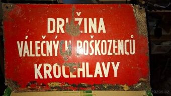 Cedule Družina válečných poškozenců
