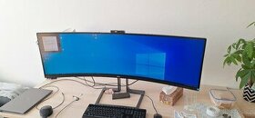 Prodám monitor 49" palců LCD Philips 498P9Z, zakřivený