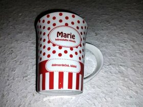 Porcelánový hrnek-Marie - 1