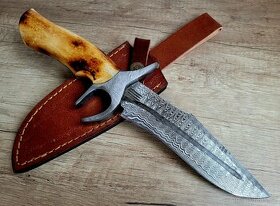 velký lovecký Damaškový nůž HUNTER ESSENTIAL 29 cm