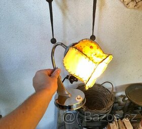 Chromovaná stolní lampa zn. Zukov - 1