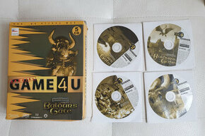 PC hra Baldurs Gate - krabicová verze, návody