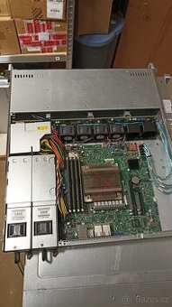 1U Supermicro 813MTQ-R400CB, 4x3,5", 2 zdroje, 503mm hloubk