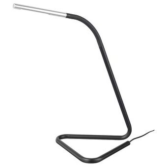 LED pracovní lampa, černá/stříbrná IKEA - 1